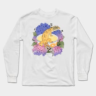 Leopard Gecko with Nacho Cheese Long Sleeve T-Shirt